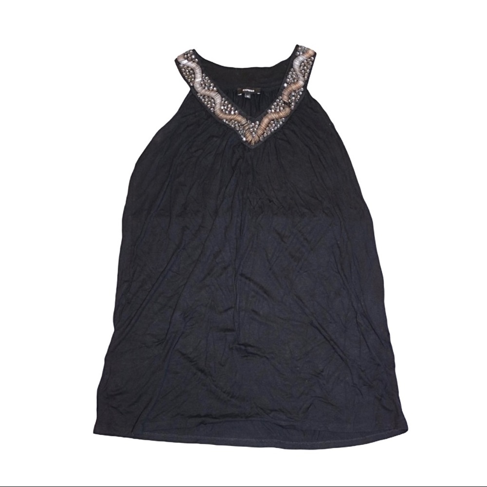Express beaded dress size L